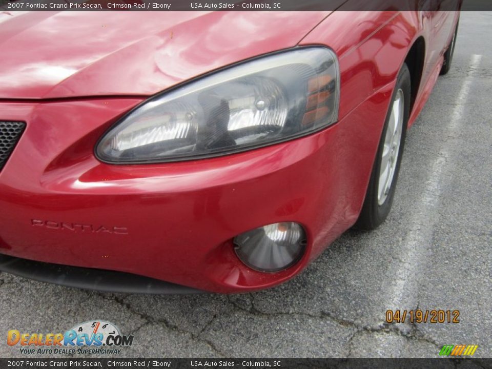 2007 Pontiac Grand Prix Sedan Crimson Red / Ebony Photo #2