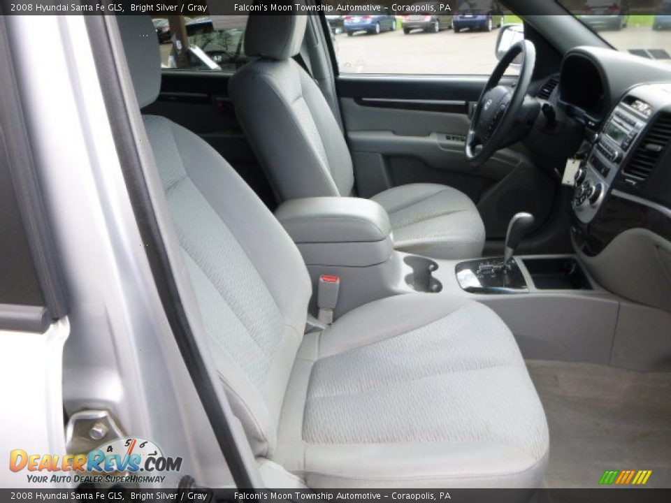 2008 Hyundai Santa Fe GLS Bright Silver / Gray Photo #10