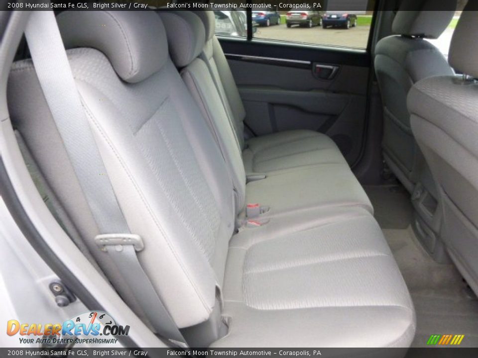 2008 Hyundai Santa Fe GLS Bright Silver / Gray Photo #13