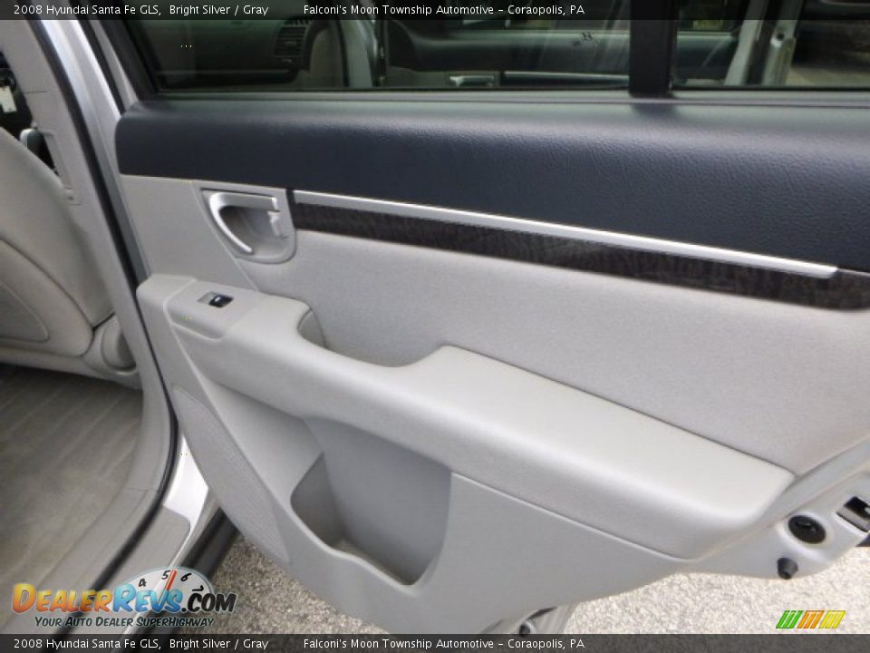 2008 Hyundai Santa Fe GLS Bright Silver / Gray Photo #14