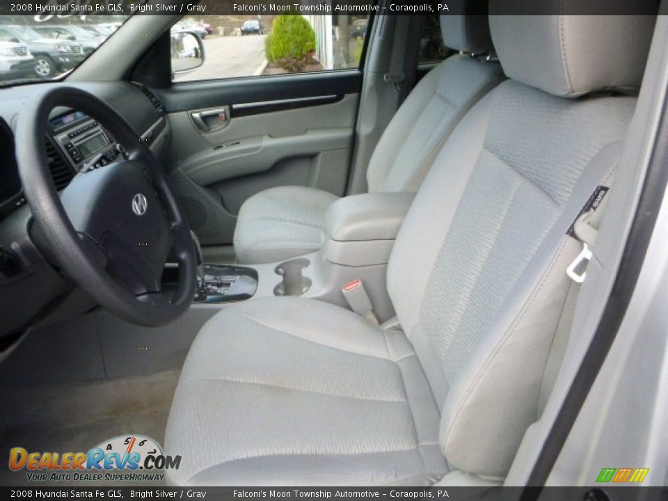 2008 Hyundai Santa Fe GLS Bright Silver / Gray Photo #15