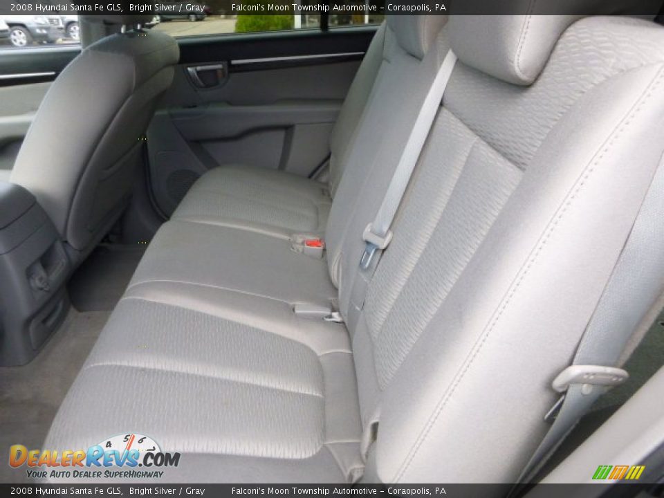 2008 Hyundai Santa Fe GLS Bright Silver / Gray Photo #16