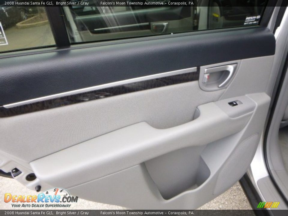 2008 Hyundai Santa Fe GLS Bright Silver / Gray Photo #18