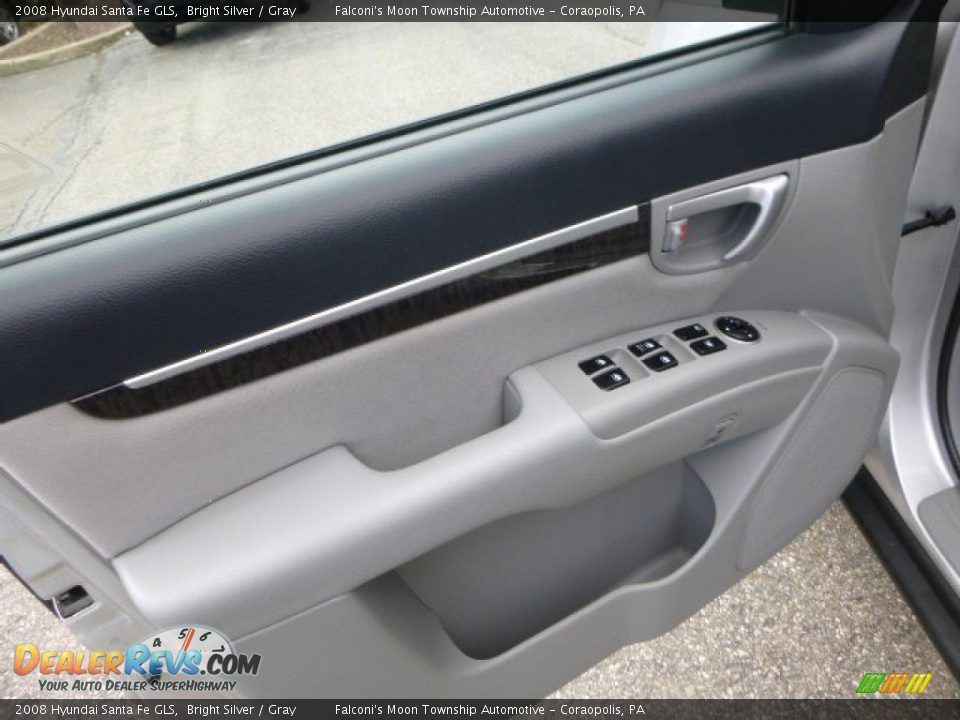 2008 Hyundai Santa Fe GLS Bright Silver / Gray Photo #19