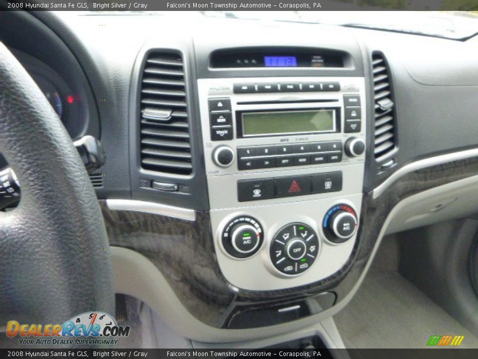 2008 Hyundai Santa Fe GLS Bright Silver / Gray Photo #23