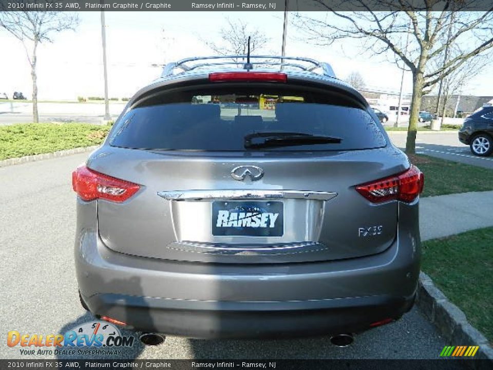 2010 Infiniti FX 35 AWD Platinum Graphite / Graphite Photo #6