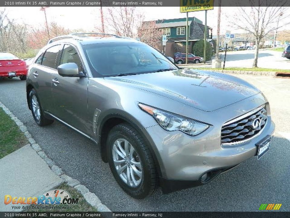 2010 Infiniti FX 35 AWD Platinum Graphite / Graphite Photo #8