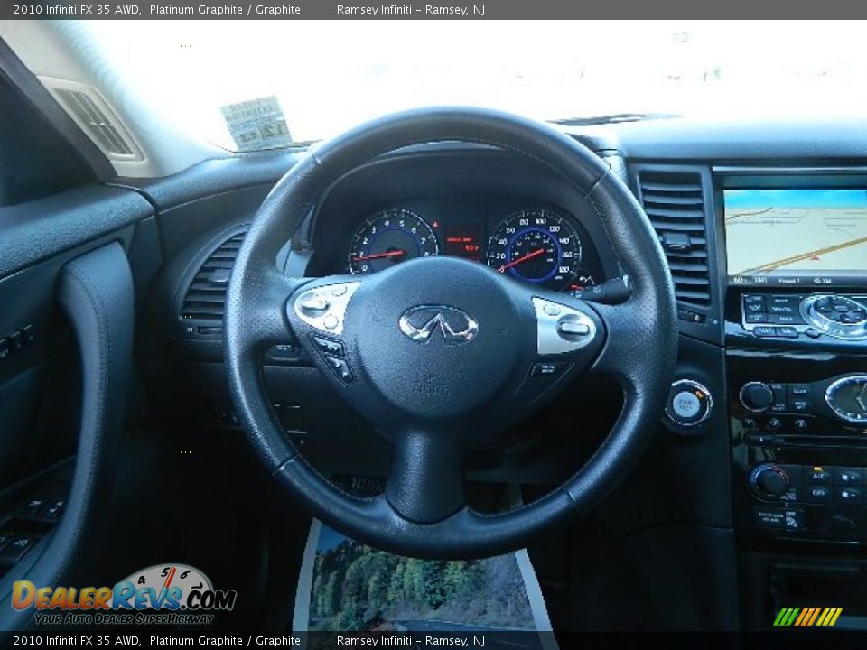 2010 Infiniti FX 35 AWD Platinum Graphite / Graphite Photo #17