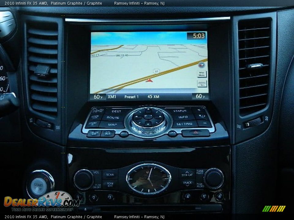 2010 Infiniti FX 35 AWD Platinum Graphite / Graphite Photo #19