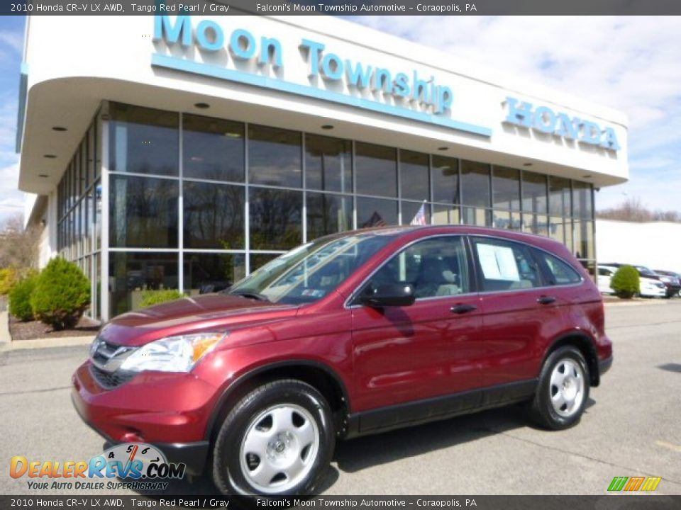 2010 Honda CR-V LX AWD Tango Red Pearl / Gray Photo #1