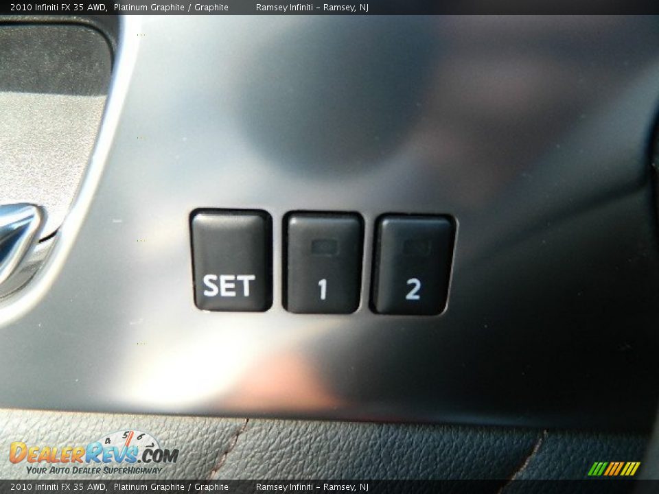 2010 Infiniti FX 35 AWD Platinum Graphite / Graphite Photo #22