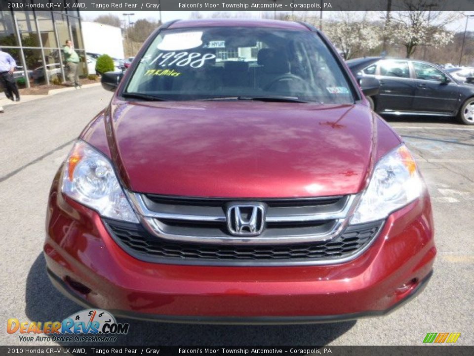 2010 Honda CR-V LX AWD Tango Red Pearl / Gray Photo #8