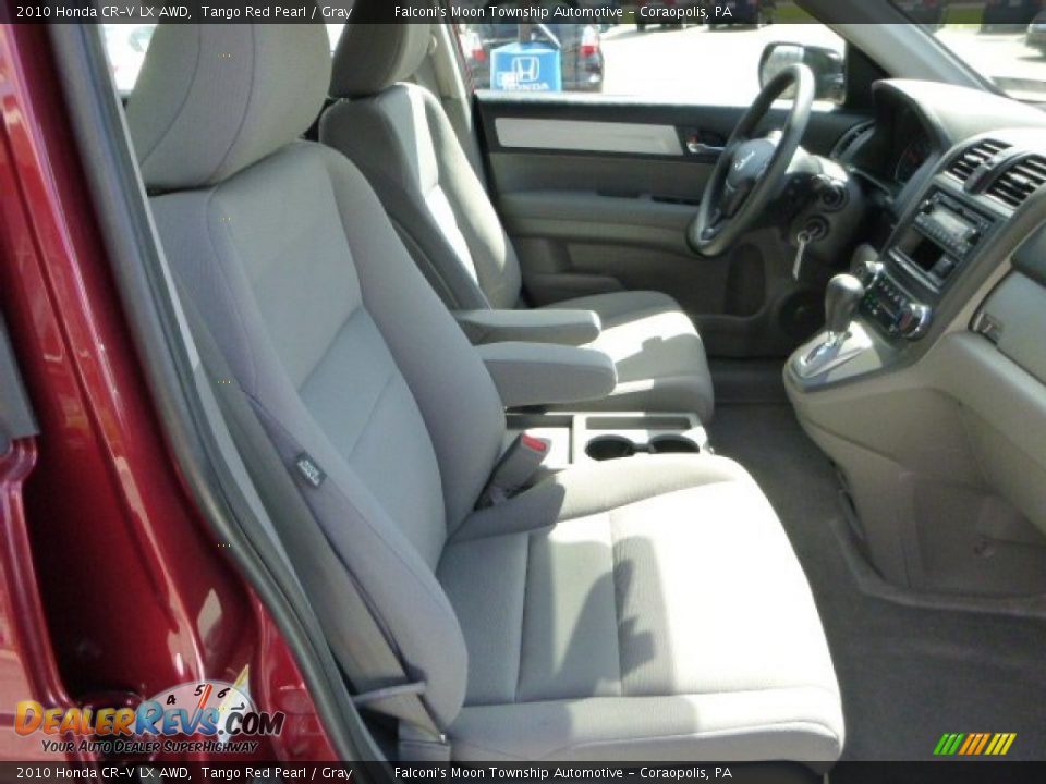 2010 Honda CR-V LX AWD Tango Red Pearl / Gray Photo #10