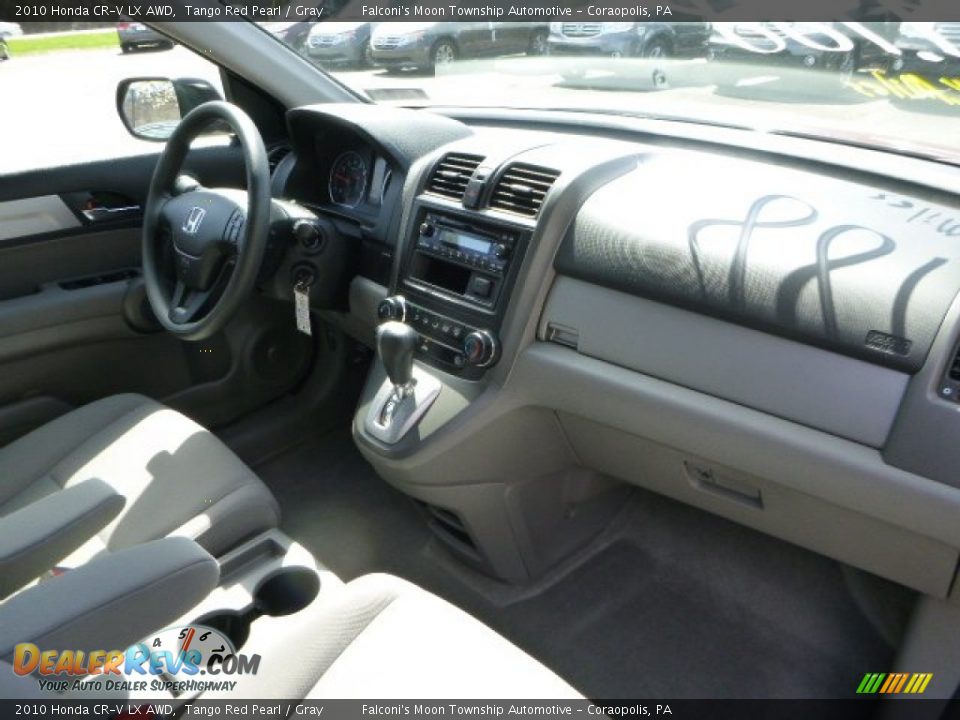 2010 Honda CR-V LX AWD Tango Red Pearl / Gray Photo #11