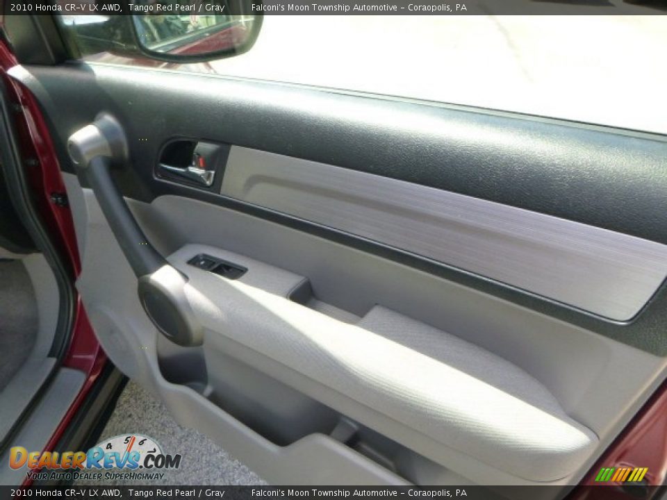 2010 Honda CR-V LX AWD Tango Red Pearl / Gray Photo #12