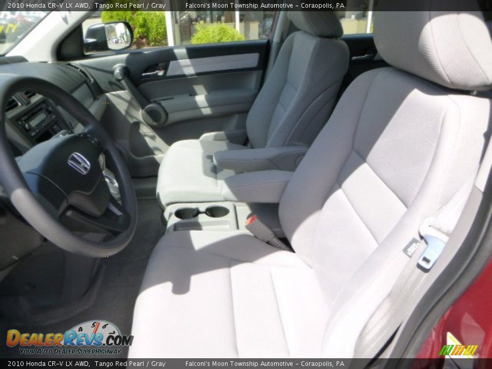 2010 Honda CR-V LX AWD Tango Red Pearl / Gray Photo #15