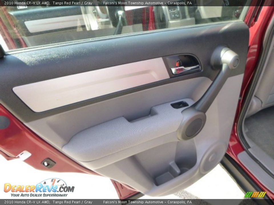 2010 Honda CR-V LX AWD Tango Red Pearl / Gray Photo #18