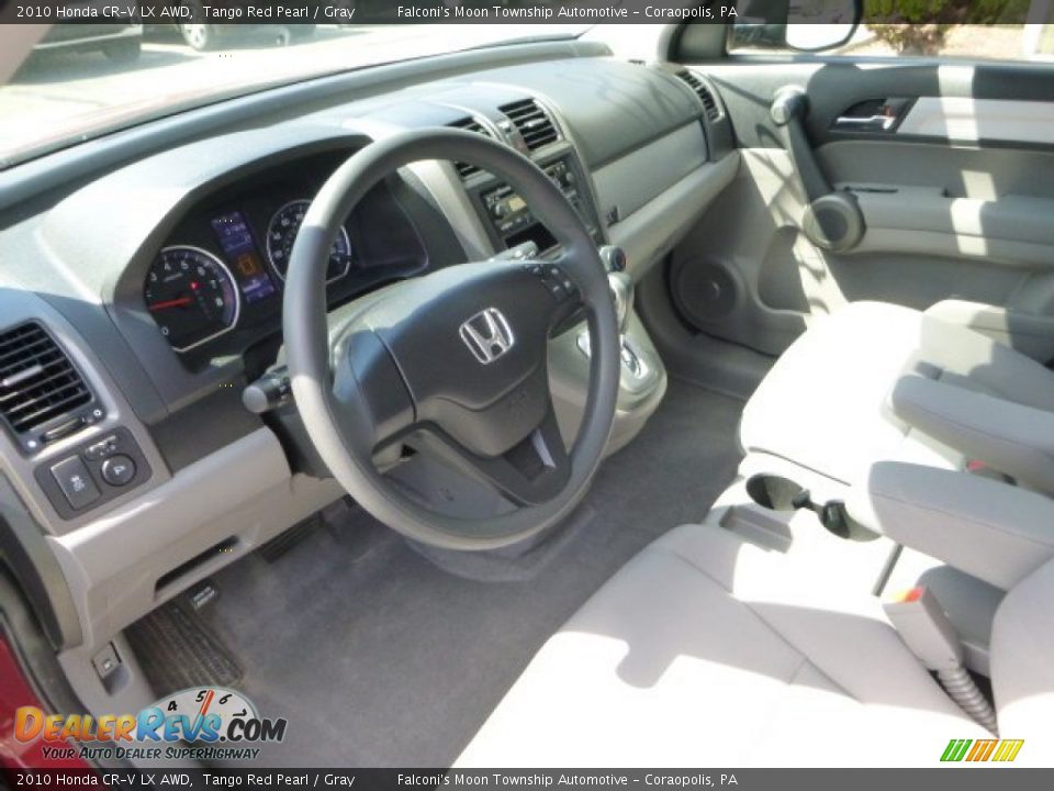 2010 Honda CR-V LX AWD Tango Red Pearl / Gray Photo #20