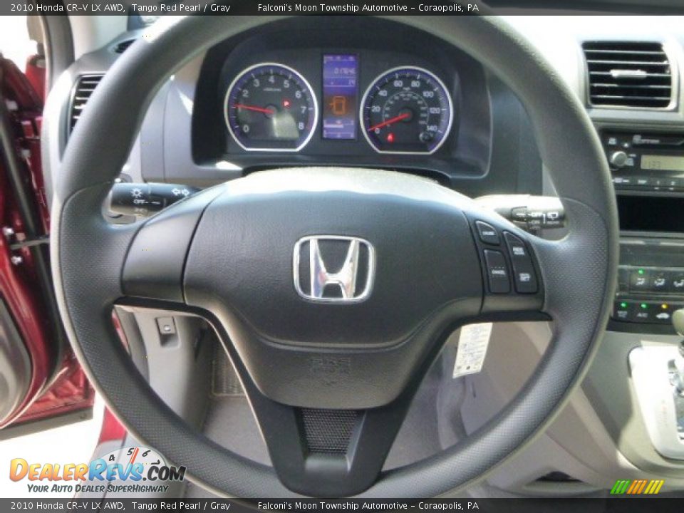 2010 Honda CR-V LX AWD Tango Red Pearl / Gray Photo #22