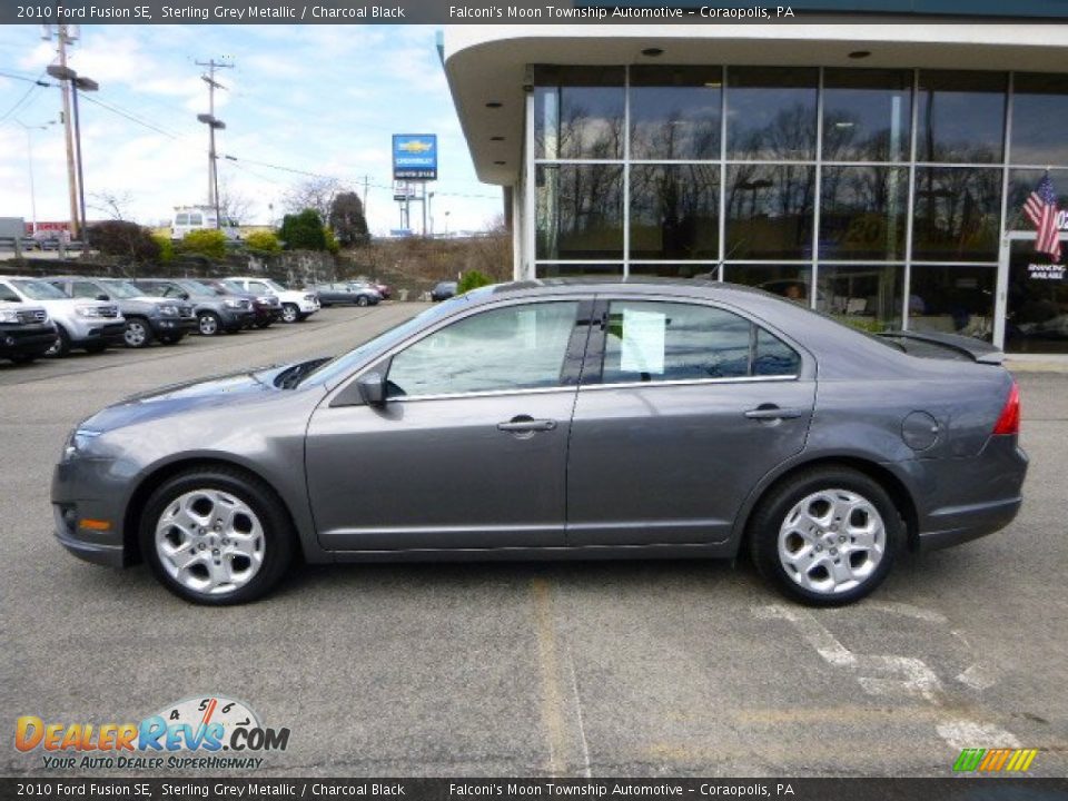 2010 Ford Fusion SE Sterling Grey Metallic / Charcoal Black Photo #2