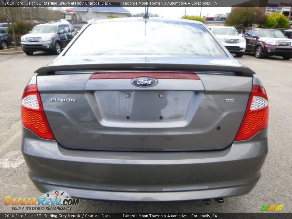 2010 Ford Fusion SE Sterling Grey Metallic / Charcoal Black Photo #4