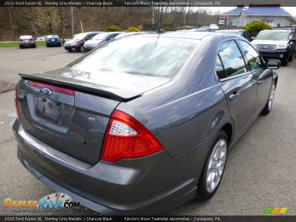 2010 Ford Fusion SE Sterling Grey Metallic / Charcoal Black Photo #5
