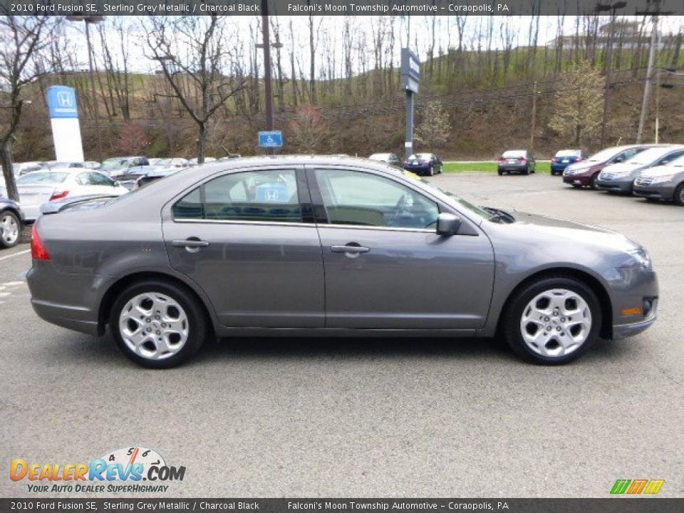 2010 Ford Fusion SE Sterling Grey Metallic / Charcoal Black Photo #6