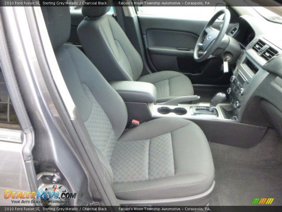 2010 Ford Fusion SE Sterling Grey Metallic / Charcoal Black Photo #10