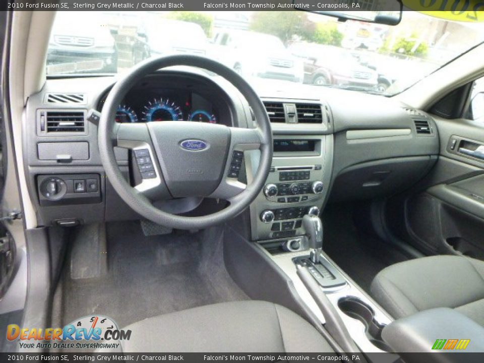 2010 Ford Fusion SE Sterling Grey Metallic / Charcoal Black Photo #17