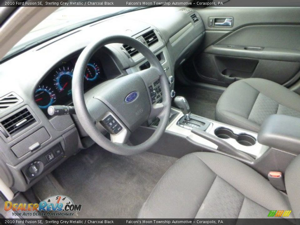 Charcoal Black Interior - 2010 Ford Fusion SE Photo #20