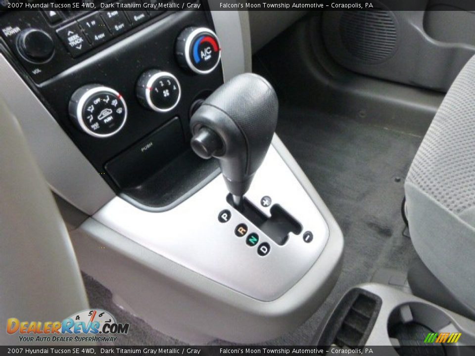 2007 Hyundai Tucson SE 4WD Dark Titanium Gray Metallic / Gray Photo #21