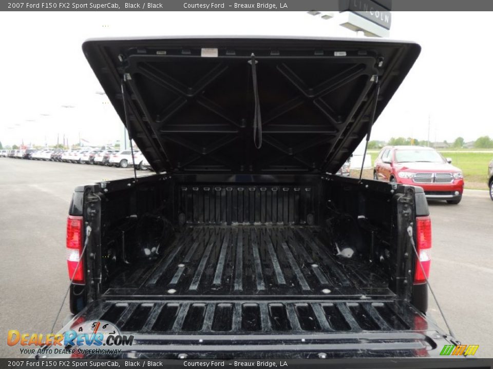 2007 Ford F150 FX2 Sport SuperCab Black / Black Photo #4