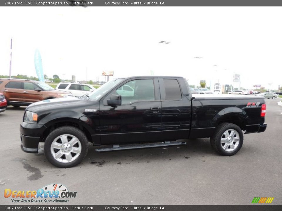 Black 2007 Ford F150 FX2 Sport SuperCab Photo #5