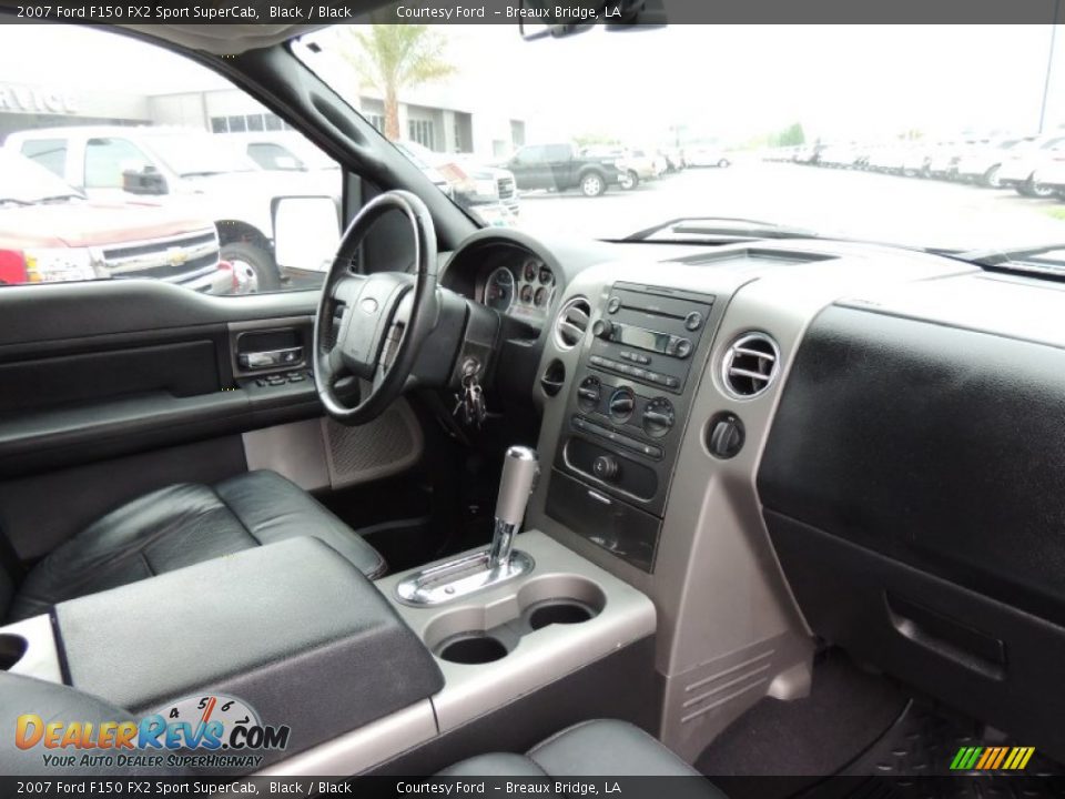 2007 Ford F150 FX2 Sport SuperCab Black / Black Photo #6