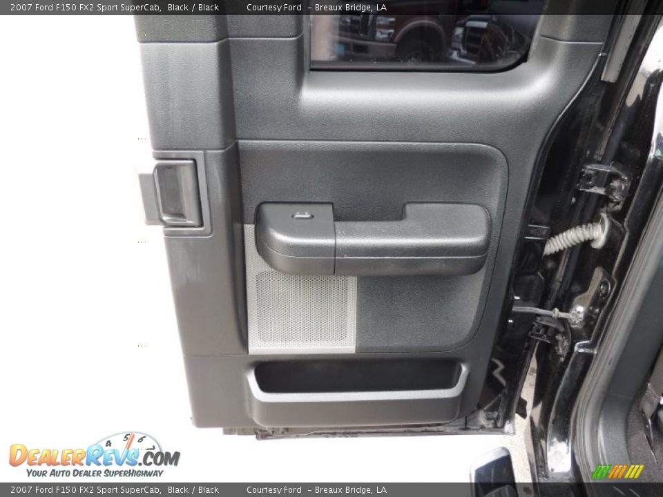2007 Ford F150 FX2 Sport SuperCab Black / Black Photo #8