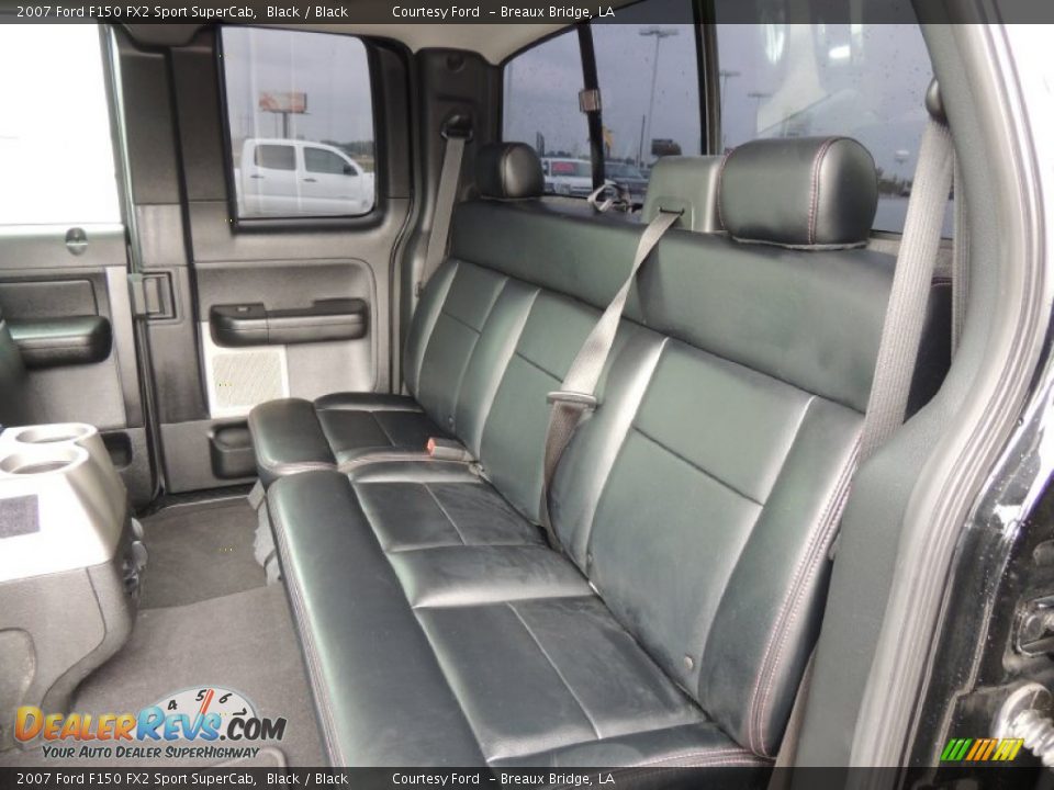 Rear Seat of 2007 Ford F150 FX2 Sport SuperCab Photo #9