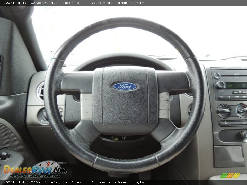 2007 Ford F150 FX2 Sport SuperCab Steering Wheel Photo #13