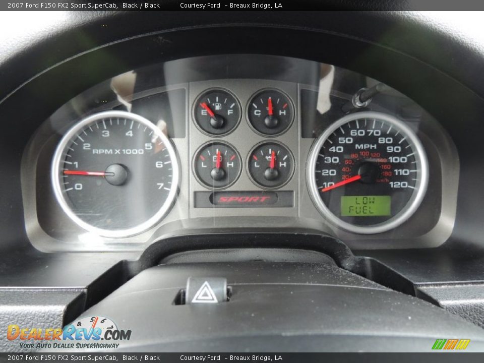 2007 Ford F150 FX2 Sport SuperCab Gauges Photo #14