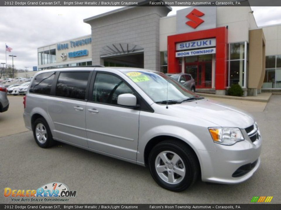 2012 Dodge Grand Caravan SXT Bright Silver Metallic / Black/Light Graystone Photo #1