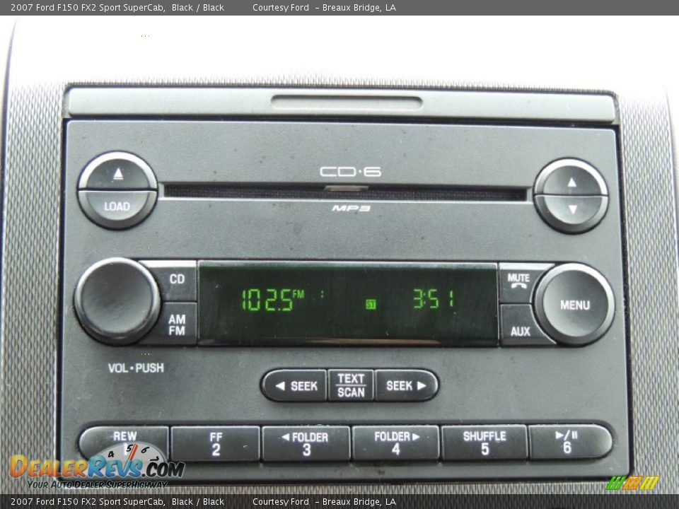 Audio System of 2007 Ford F150 FX2 Sport SuperCab Photo #17