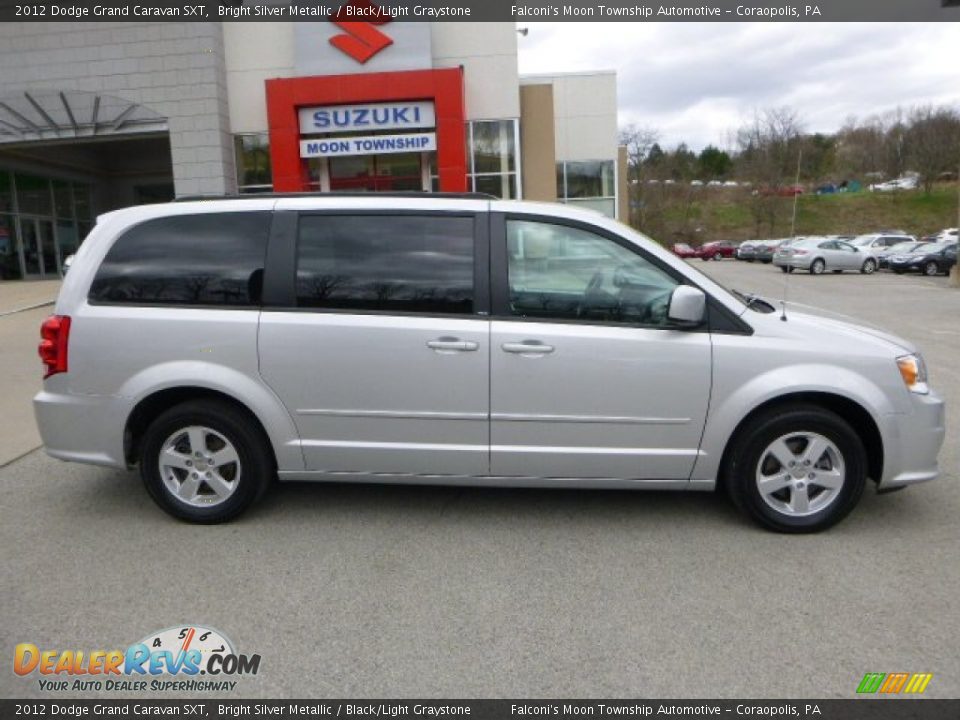 2012 Dodge Grand Caravan SXT Bright Silver Metallic / Black/Light Graystone Photo #2