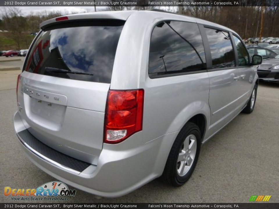2012 Dodge Grand Caravan SXT Bright Silver Metallic / Black/Light Graystone Photo #3