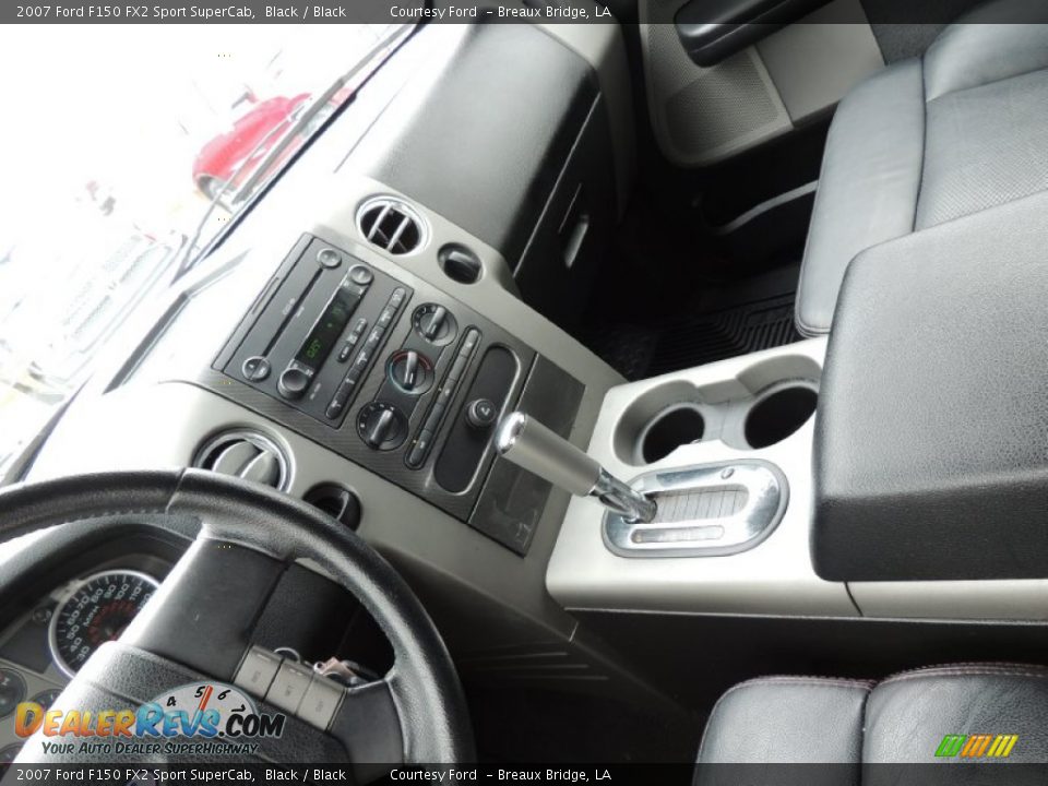 2007 Ford F150 FX2 Sport SuperCab Black / Black Photo #19