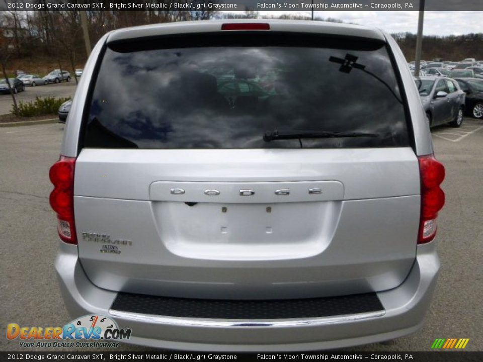 2012 Dodge Grand Caravan SXT Bright Silver Metallic / Black/Light Graystone Photo #4