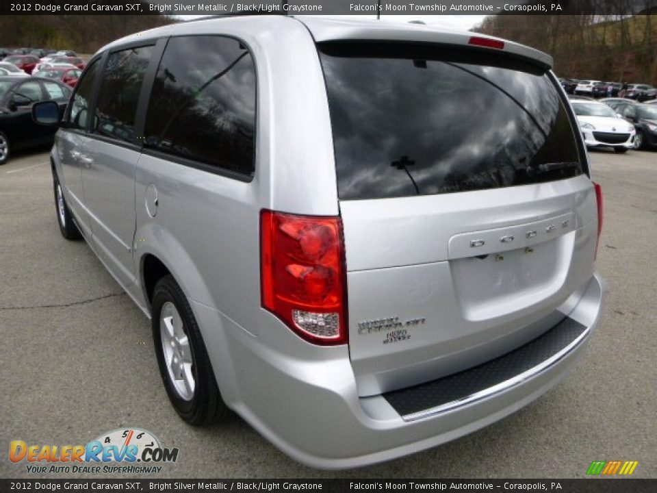 2012 Dodge Grand Caravan SXT Bright Silver Metallic / Black/Light Graystone Photo #5