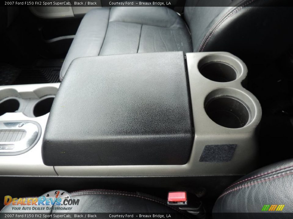 2007 Ford F150 FX2 Sport SuperCab Black / Black Photo #20