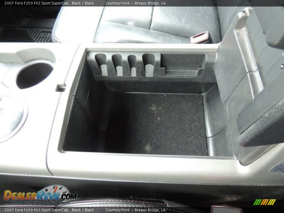 2007 Ford F150 FX2 Sport SuperCab Black / Black Photo #21