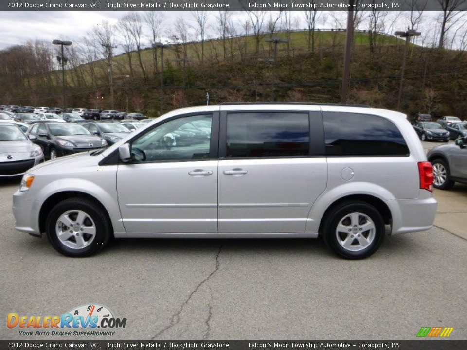 2012 Dodge Grand Caravan SXT Bright Silver Metallic / Black/Light Graystone Photo #6
