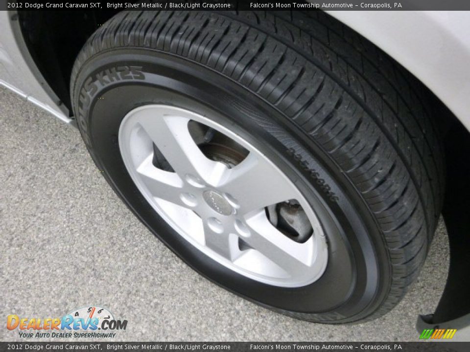 2012 Dodge Grand Caravan SXT Bright Silver Metallic / Black/Light Graystone Photo #9