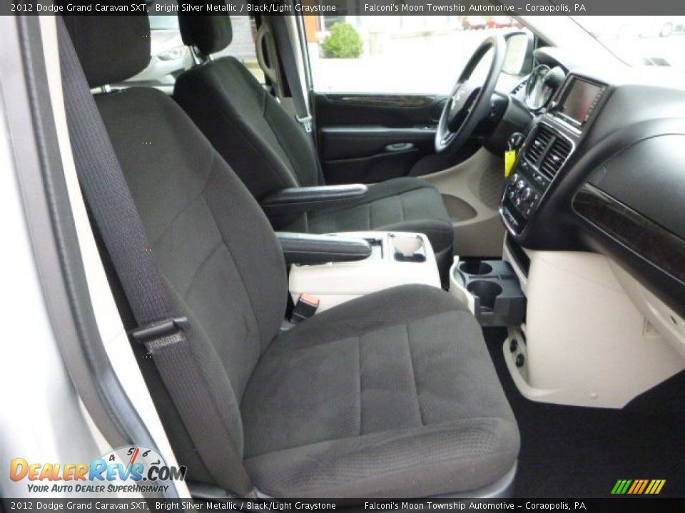 2012 Dodge Grand Caravan SXT Bright Silver Metallic / Black/Light Graystone Photo #10